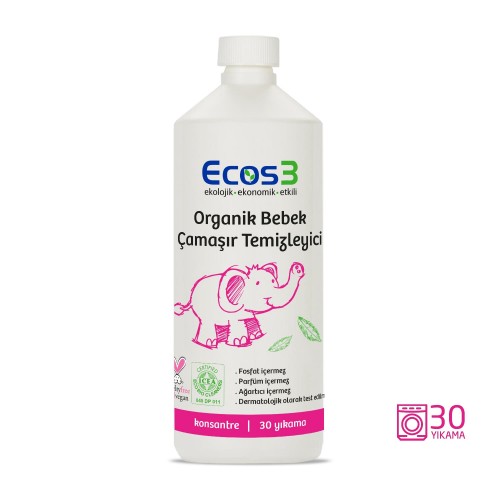 ECOS3 Organik Bebek Çamaşır Temizleyici