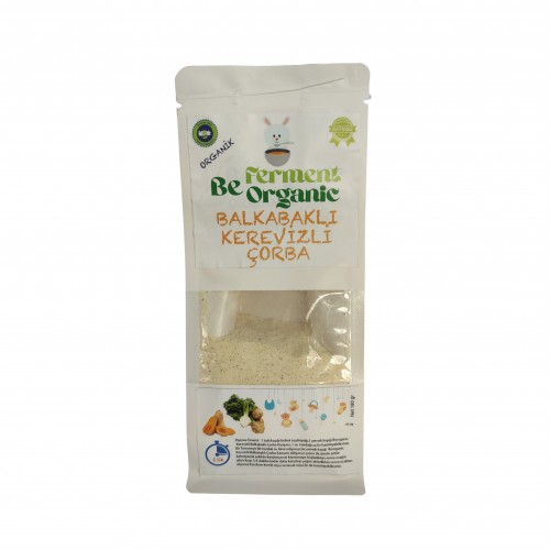 Beferment Organic Balkabaklı Kerevizli Bebek Ek Gıda Çorbası 180 g Jelatin